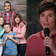 Left: Charlie McDermott, Eden Sher, Neil Flynn, Atticus Shaffer, and Patricia Heaton star in The Middle; Right: Tig Notaro stars in Happy To Be Here